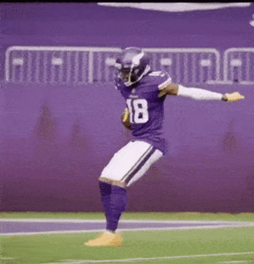 Justin Jefferson Griddy GIF