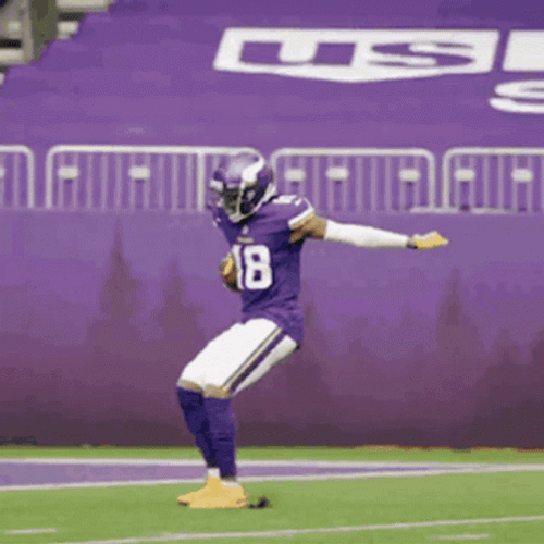 Justin Jefferson Griddy GIF