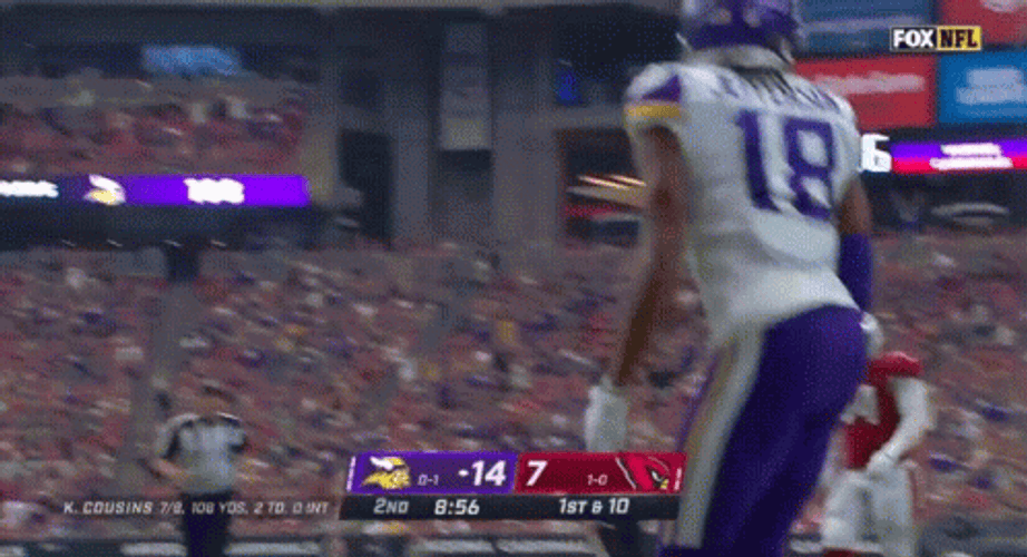 Justin Jefferson Griddy GIF