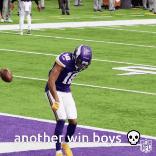 Justin Jefferson Griddy GIF