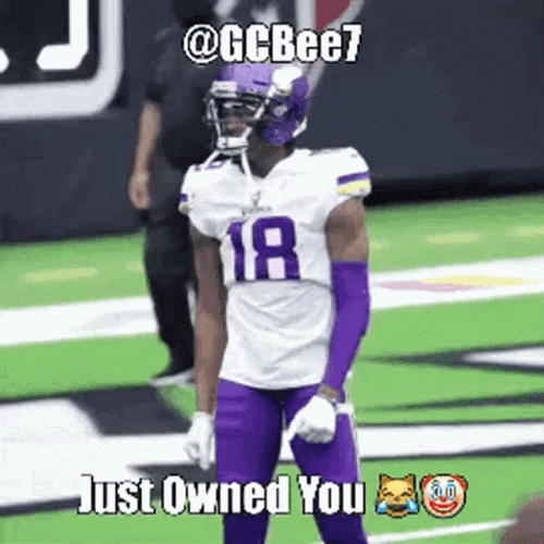 Justin Jefferson Griddy GIF