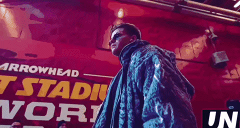 Justin Jefferson Vikings Neon Aesthetic GIF