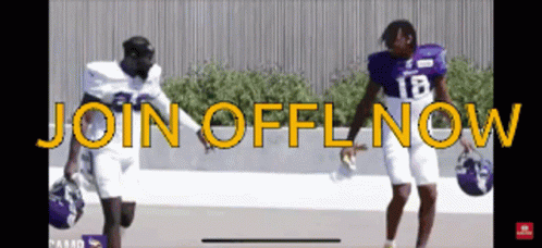 Justin Jefferson Vikings Offline Now GIF