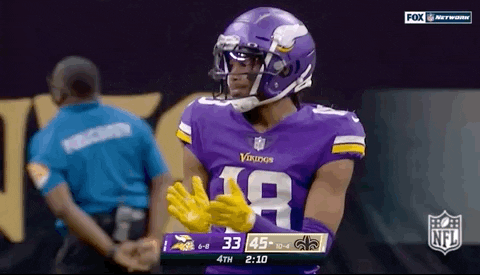 Justin Jefferson Vikings Thumbs Up GIF