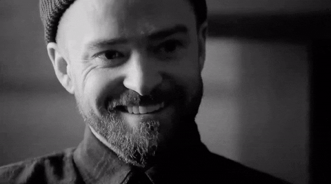 Justin Timberlake Black And White GIF