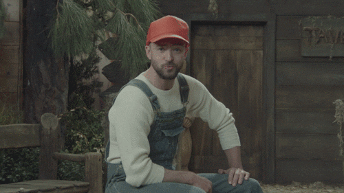 Justin Timberlake In Red Cap GIF