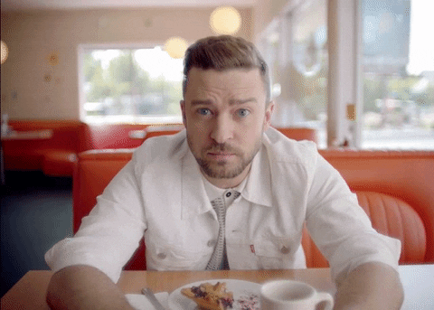 Justin Timberlake On A Restaurant GIF