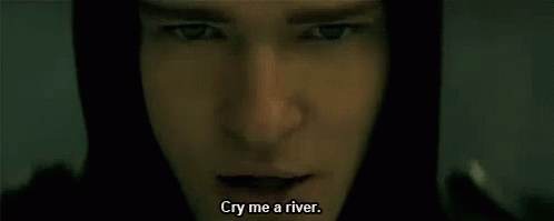 Justin Timberlake Singing Cry Me A River GIF