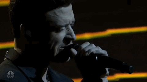 Justin Timberlake Singing GIF