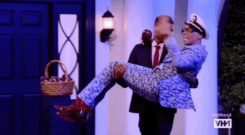 K Bye Man Being Carried Wearing Pershing Cap GIF