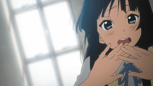 K-on Shy Mio Akiyama GIF