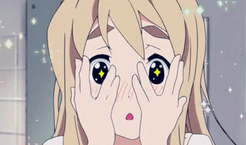 K-on Tsumugi Kotobuki Cute Shocked Face GIF