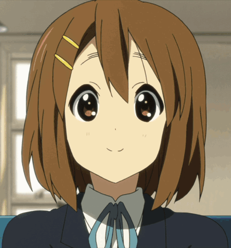 K-on Yui Hirasawa The Joker Face Art GIF