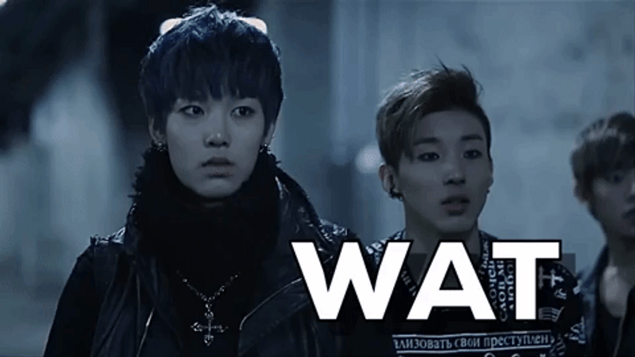 K-Pop Idols Wat GIF