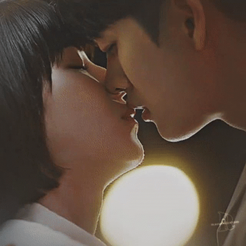 K-pop Romance Tender Kissing GIF