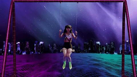 K-pop Twice Momo In Swing GIF