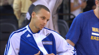 K Steph Curry Jacket Revealing GIF