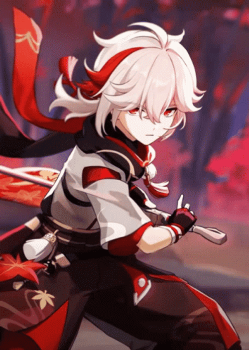 Kaedehara Kazuha With Sword GIF