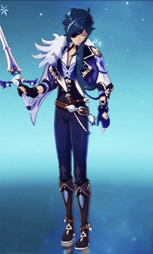 Kaeya Sword Play GIF