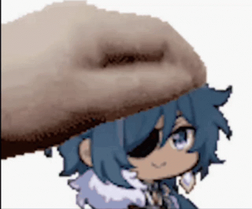 Hand Rubbing Kaeya GIF