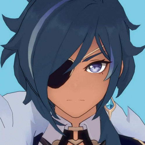 Genshin Impact Kaeya Nodding Smile GIF