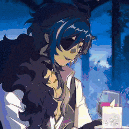 Kaeya Alberich Fan Art GIF