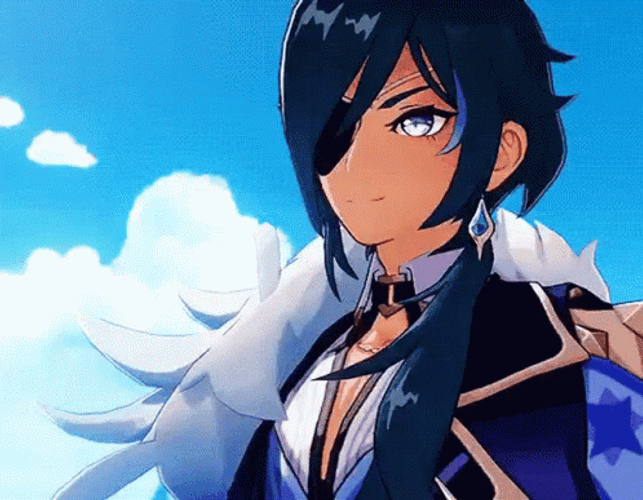 Kaeya Fist Pump GIF
