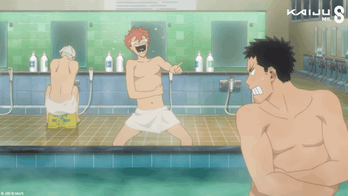 Kafka Hibino Iharu Furuhashi Kaiju No 8 GIF