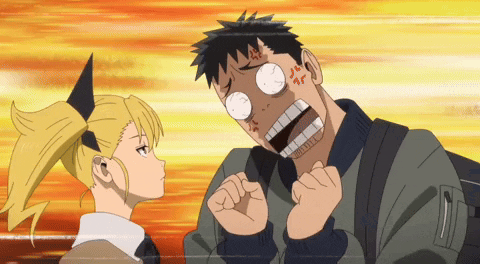 Kafka Hibino Kaiju No 8 Kikoru Shinomiya Scared GIF