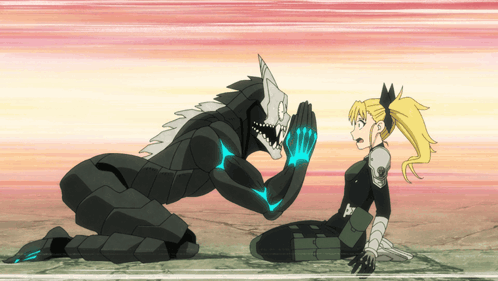 Kafka Hibino Kaiju No 8 Shinomiya Please GIF