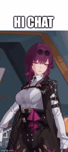 Kafka Honkai Star Rail Hi Chat GIF