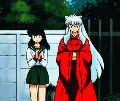 Kagome Higurashi And Inuyasha Moving GIF