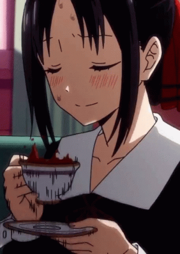 Kaguya Shaking Hands In Nervous Meme GIF