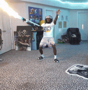 Kai Cenat Crazy Fire GIF