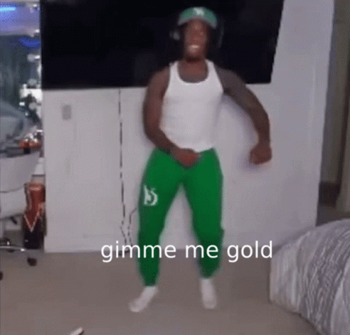 Kai Cenat Gimme Me Gold GIF