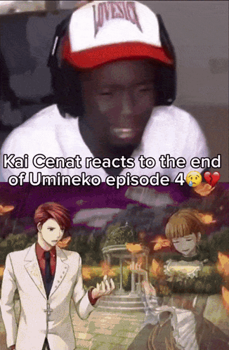 Kai Cenat Reacts Umineko GIF