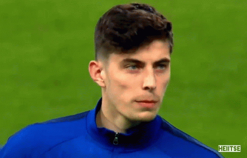 Kai Havertz Licking His Lips GIF