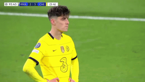 Kai Havertz Standing Breathing GIF