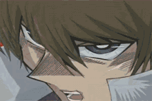 Kaiba Fighting With White Dragon GIF
