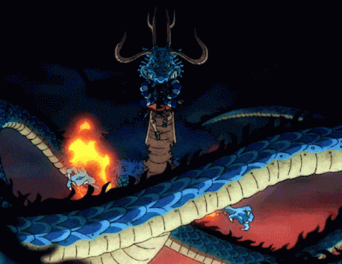 Kaido To Dragon Transformation GIF