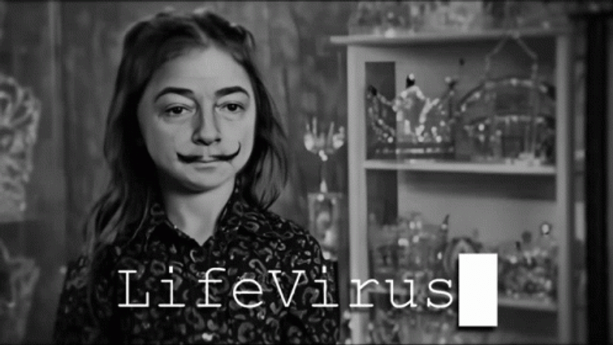 Kailia Posey Life Virus Monotone Meme GIF