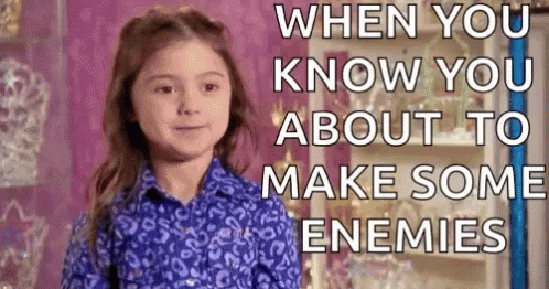 Kailia Posey Making Enemies Meme GIF
