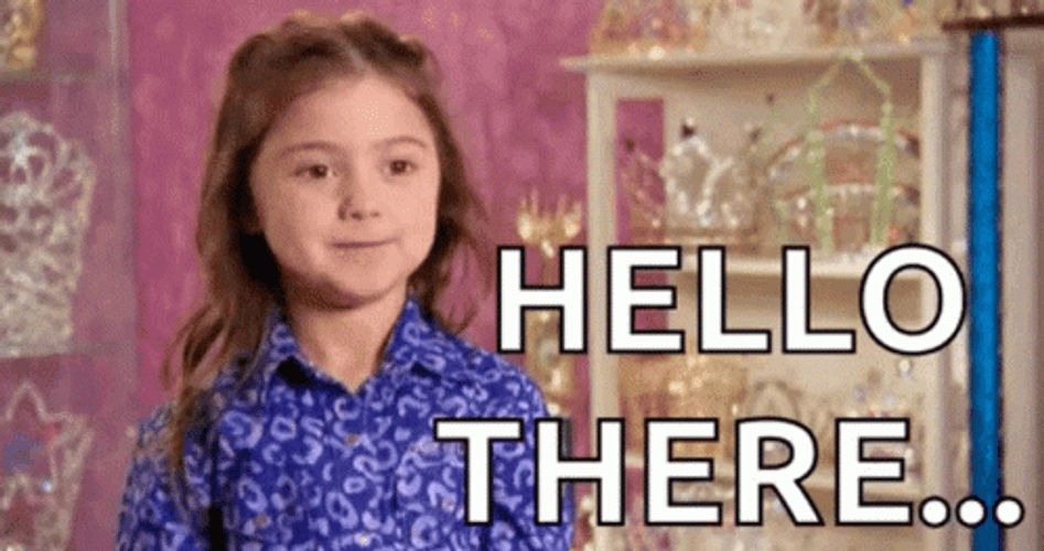 Kailia Posey Silly Face Hello There GIF