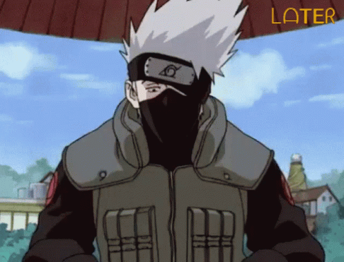 Kakashi Disappear Meme GIF