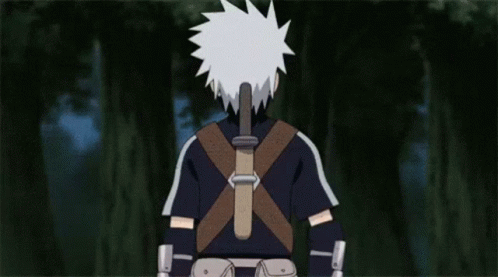 Kakashi Hatake Holding Sword