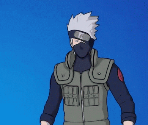 Kakashi Hatake Imitating Rim Shot GIF