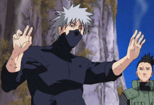Kakashi Hatake Tired After Fight GIF
