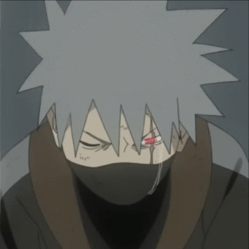 Kakashi Hatake Using Mangekyo Sharingan Naruto GIF