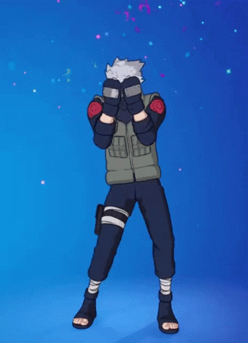 Kakashi Shippuden Bring It Around Town Emote GIF