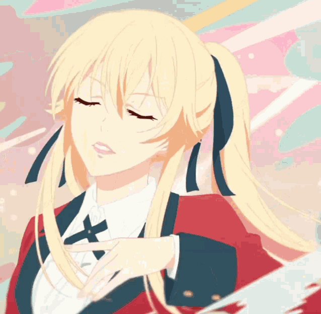 Kakegurui Beautiful Mary Saotome GIF